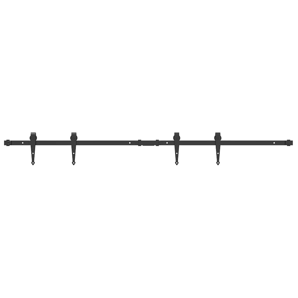 Suspensión Vidaxl Conjunto de acero de carbono de 152 cm de puertas correderas