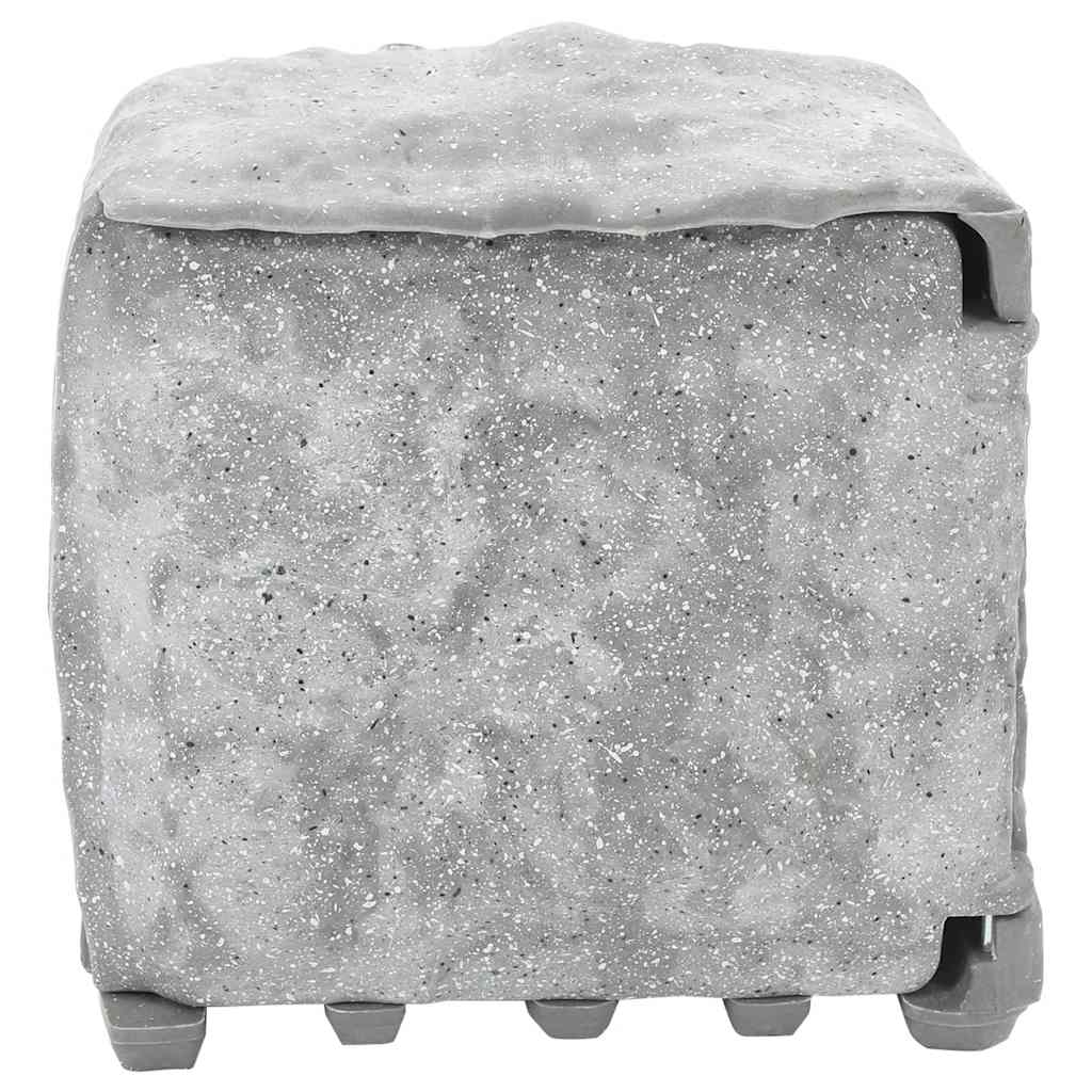 Vidaxl Garden Stop Contact Contact con perno a terra Sensore di pietra a 4 vie Grey