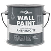 Vidaxl muurverf grijs 2,5 l wandprint