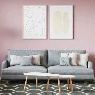 VidaXL pittura murale rosa 2,5 l stampa murale