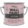 VidaXL pintura de pared rosa 2,5 l impresión de pared