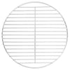 Vidaxl Barbecue Grille Round Ø34.5 cm 304 acero inoxidable