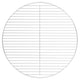 Vidaxl Barbacue Grille Round Ø50 cm 304 acero inoxidable