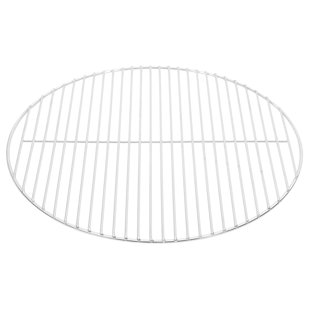 Vidaxl barbecuerooster rond ø50 cm 304 roestvrij staal