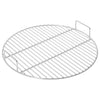 Rejilla de barbacoa Vidaxl con manijas redondas Ø44.5 cm 304 acero inoxidable