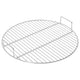 Rejilla de barbacoa Vidaxl con manijas redondas Ø44.5 cm 304 acero inoxidable