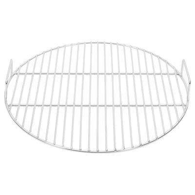 Griglia barbecue vidaxl con manici rotondi Ø44,5 cm 304 in acciaio inossidabile