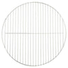 Vidaxl Barbecue Grille Round Ø47 cm 304 acero inoxidable