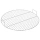 Rejilla de barbacoa Vidaxl con manijas redondas Ø54 cm 304 acero inoxidable