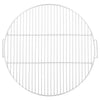 Rejilla de barbacoa Vidaxl con manijas redondas Ø54 cm 304 acero inoxidable