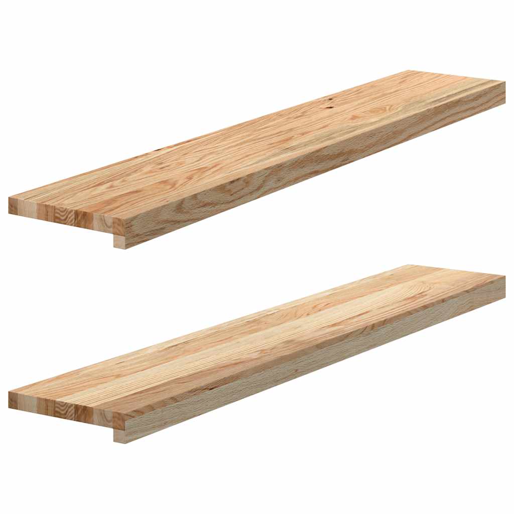 Davanzali Vidaxx 2 pezzi non trattato 110x20x2 cm in rovere massiccio