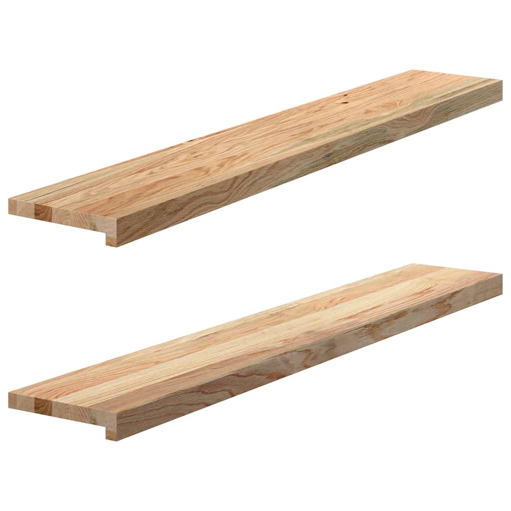 Vidaxx window sills 2 pcs untreated 120x20x2 cm solid oak