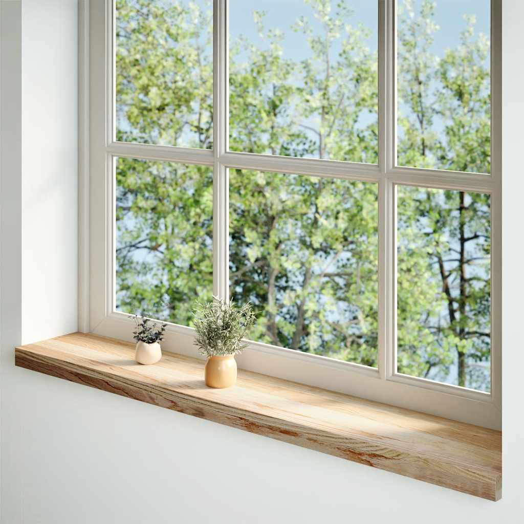 Vidaxx window sills 2 pcs untreated 120x20x2 cm solid oak