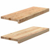 Vidaxl Finestra Soli per la finestra 2 St non trattata 70x25x2 cm rovere solido