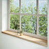 Vidaxl vensterbanken 2 st onbehandeld 160x30x2 cm massief eikenhout