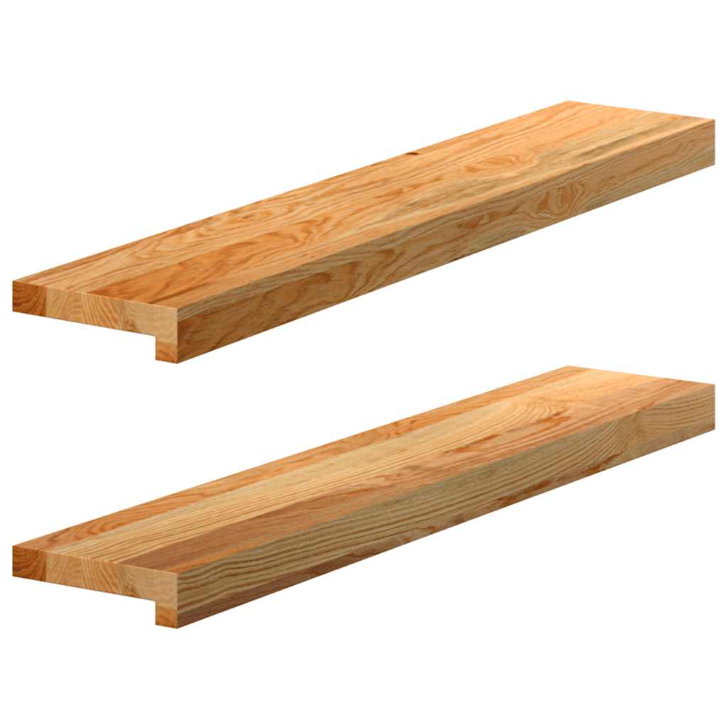 Vidaxl Finestra Soli per la finestra 2 ST 80x15x2 cm Oak Solid Light Brown