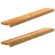 Vidaxl window sills 2 pcs 110x15x2 cm solid oak light brown