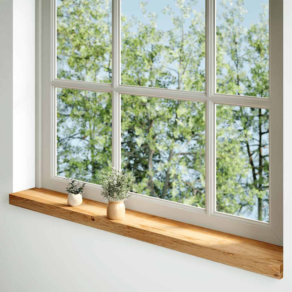 Davanzali Vidaxx 2 pezzi 160x15x2 cm rovere massello marrone chiaro