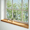 Vidaxl Finestra Solizi 2 PC 140x20x2 cm Oak Solid Light Brown