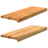 Vidaxl Finestra Soli per la finestra 2 ST 70x25x2 cm Oak Solid Light Brown