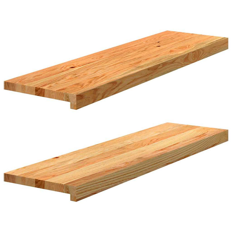 Vidaxl Sills 2 PCS 90x25x2 CM Oak Solid Light Brown