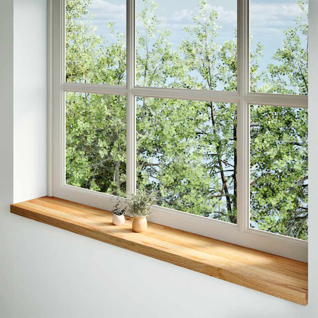 Davanzali Vidaxx 2 pezzi 160x25x2 cm rovere massello marrone chiaro
