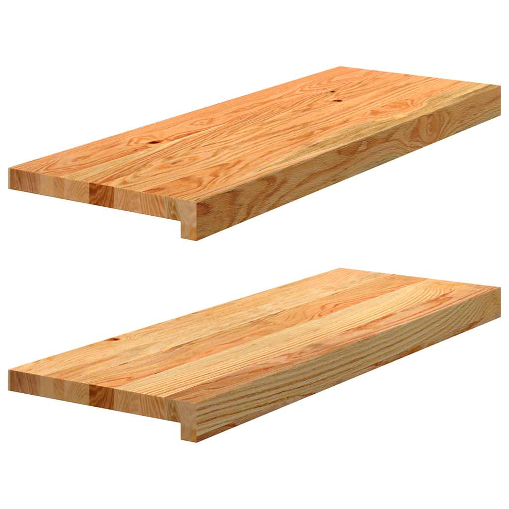 Vidaxl Sills 2 ST 70x30x2 CM Oak Solid Light Brown