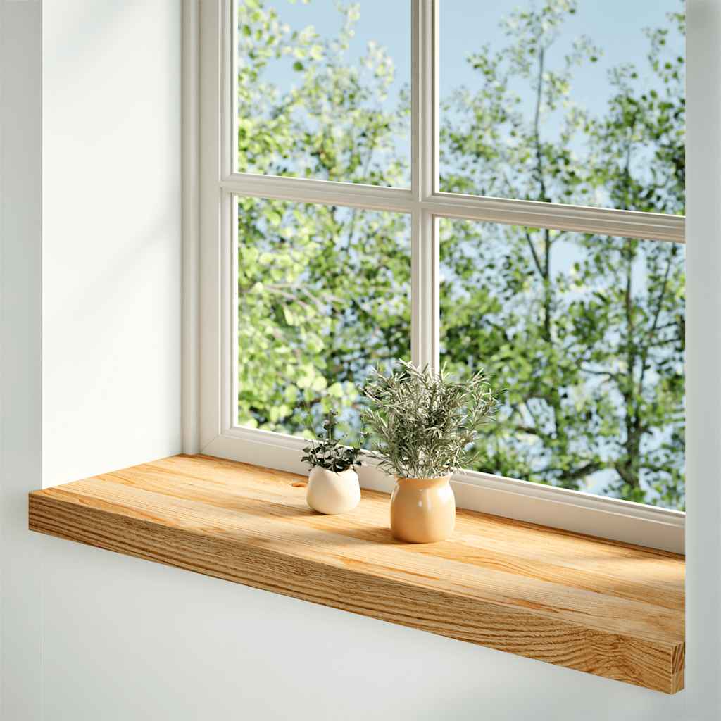 Vidaxl Sills 2 ST 70x30x2 CM Oak Solid Light Brown