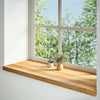Vidaxl Finestra Solizi 2 pezzi 110x40x2 cm rovere solido marrone chiaro