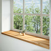 Vidaxl Finestra Soli per la finestra 2 pezzi 160x40x2 cm rovere solido marrone chiaro
