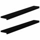 Vidaxl window sills 2 pcs 120x15x2 cm solid oak dark brown