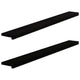 Vidaxl Sills 2 PCS 140x15x2 CM Oak Solid Dark Brown