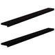 Vidaxl Sills 2 PCS 160x15x2 CM Oak Solid Dark Brown