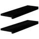 Vidaxl Sills 2 ST 70x20x2 CM Oak Solid Oak Dark Brown