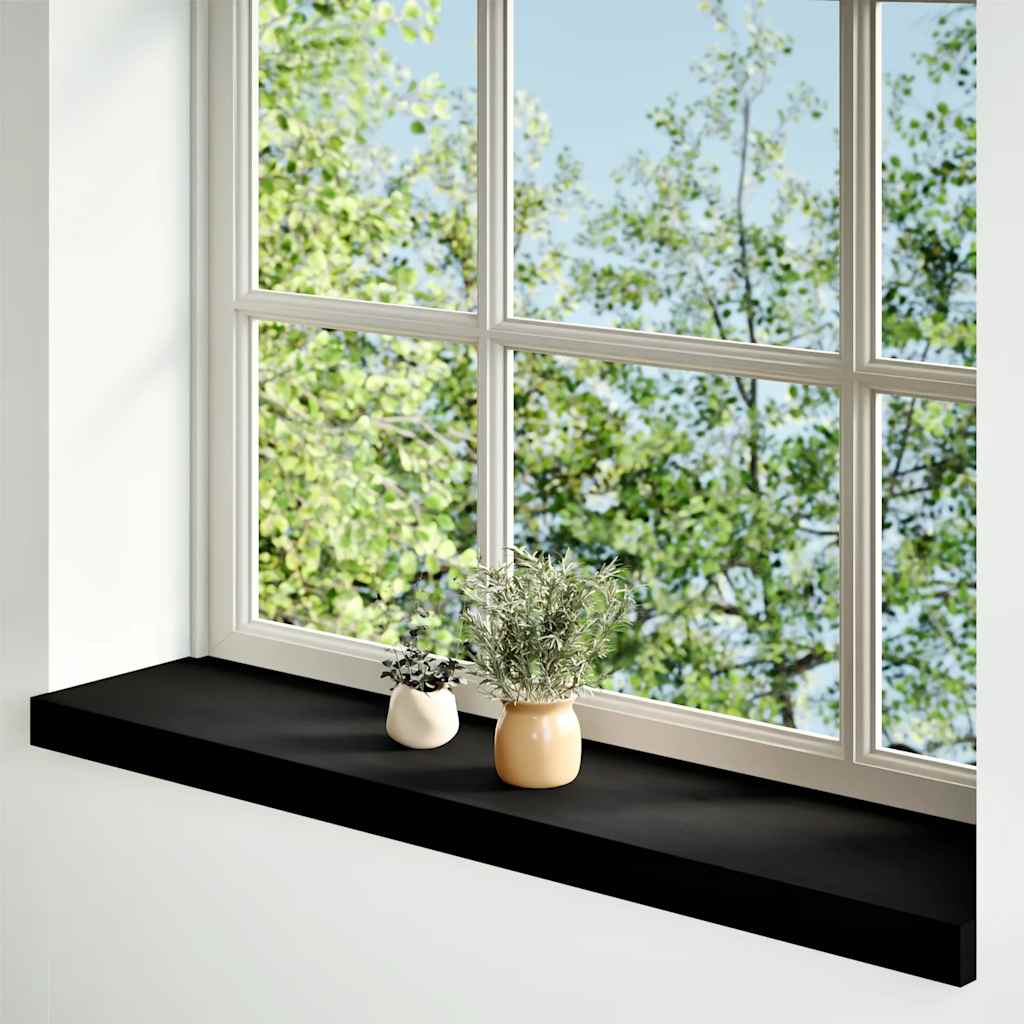 Vidaxl Sills 2 ST 70x20x2 CM Oak Solid Oak Dark Brown