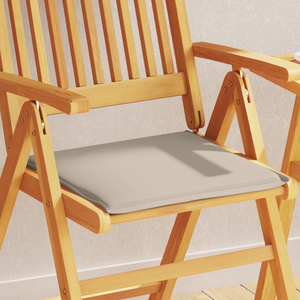 Cuscini per sedili da giardino Vidaxl 2 pezzi quadrati 45x45x2 cm taupe
