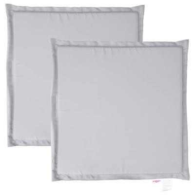 Vidaxl Cuscini del sedile da giardino 2 St quadrato 45x45x2 cm grigio chiaro