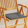 Cojines de asiento de jardín Vidaxl 4 PCS cuadrado 45x45x2 cm antracita