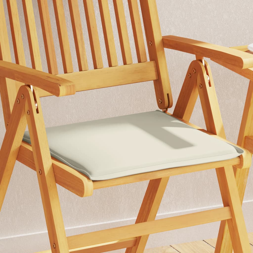 Vidaxl Garden Seat Cushions 6 pezzi quadrati 45x45x2 cm Cream