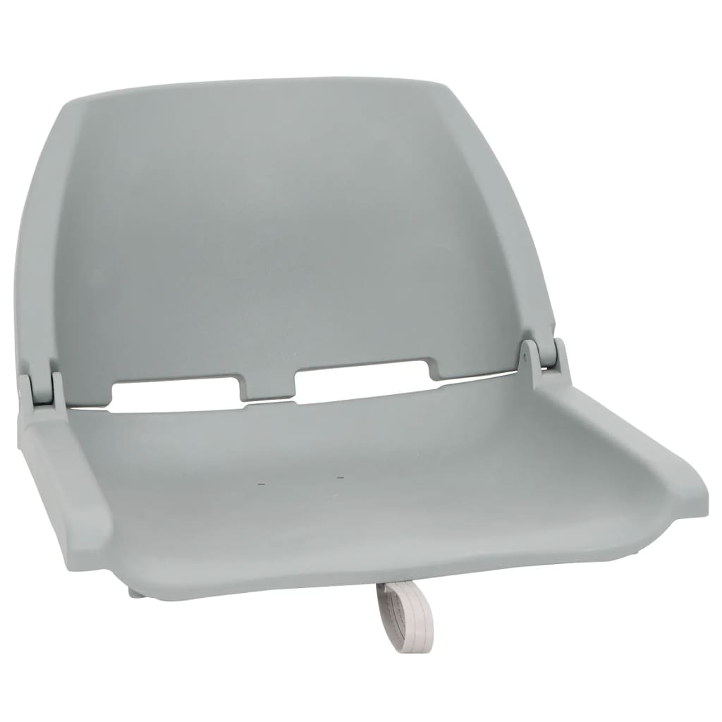 Set sedie da barca Vidaxx 2 pezzi pieghevoli 48x51x41 cm grigio