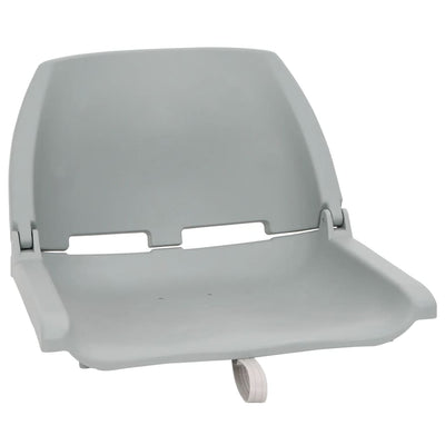 Set sedie da barca Vidaxx 2 pezzi pieghevoli 48x51x41 cm grigio