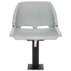Vidaxl 4-delige bootstoelenset inklapbaar 48x51x41 cm grijs