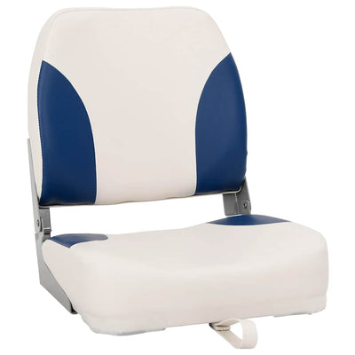 Vidaxl bootstoel 1 set inklapbaar 41x36x48 cm blauw en wit