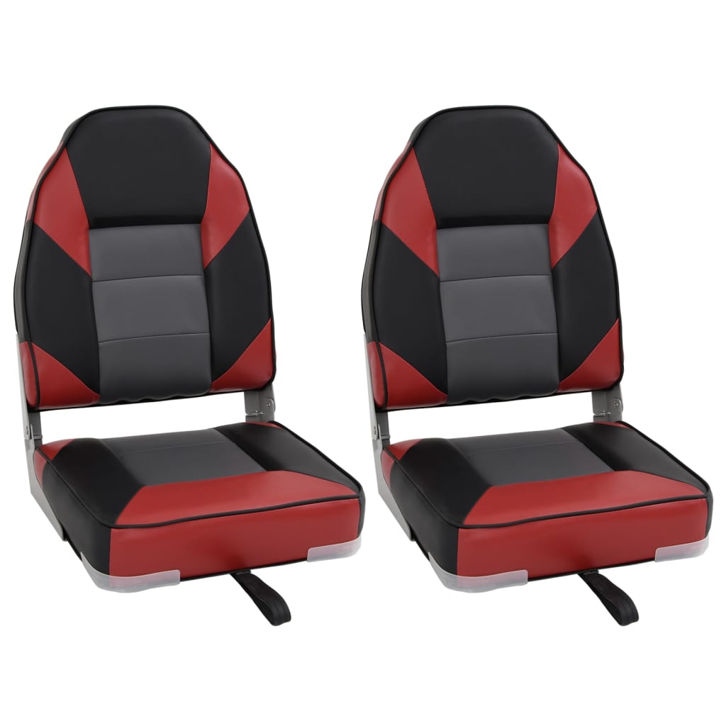 Vidaxx sillas para barco 2 uds plegables con respaldo alto 39x43x58 cm