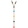Vidaxl Swing de escalada con 4 discos con múltiples cuores