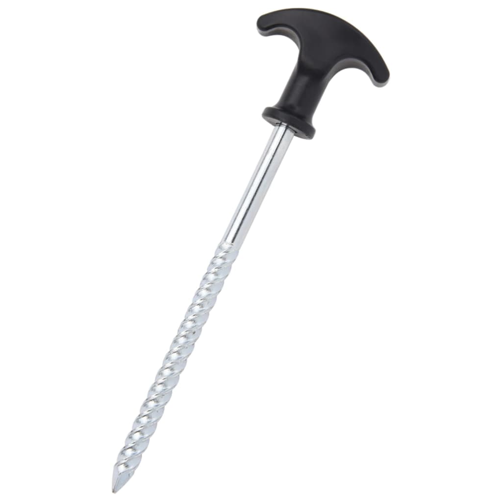 PEGAS DE TENTA VIDAXL 12 ST Ø7 mm 17 cm de acero galvanizado