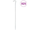 PEGAS DE TENTA VIDAXL 25 ST Ø7 mm 30 cm de acero galvanizado