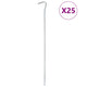 PEGAS DE TENTA VIDAXL 25 ST Ø7 mm 30 cm de acero galvanizado