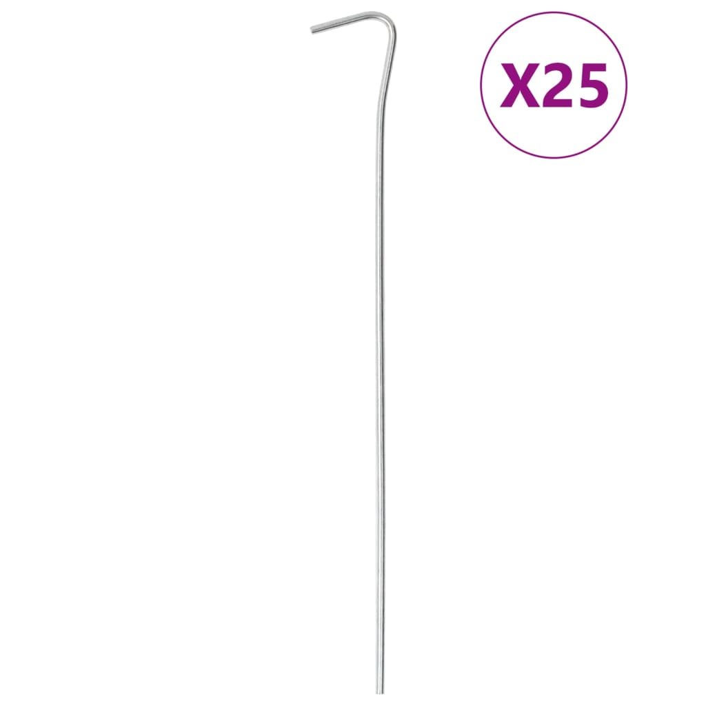 Clavijas de la tienda Vidaxl 25 st Ø3 mm 23 cm de acero galvanizado