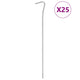 PEGAS DE TENTA VIDAXL 25 ST Ø4 mm 23 cm de acero galvanizado